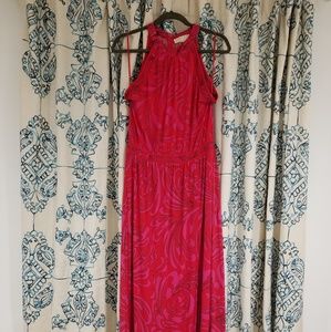 Michael Kors Floral Print Maxi Dress